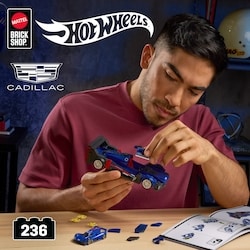 Hot Wheels Mattel Brick Shop Cadillac Project GTP Hypercar - 1 ea