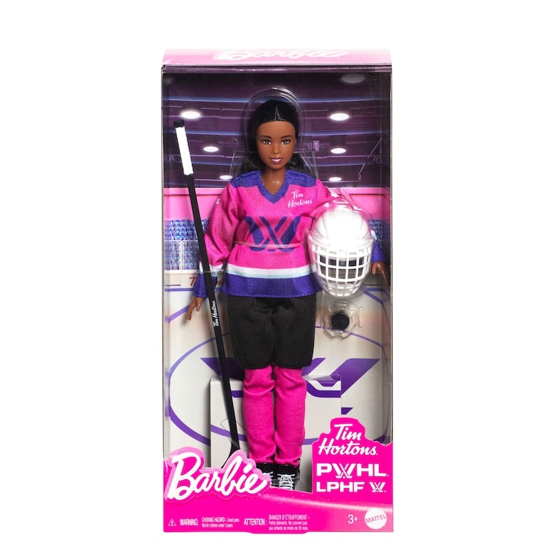 Barbie Tim Hortons X PWHL Doll and Accessories ea Atlantic