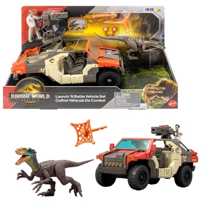 Jurassic World Launch 'N Battle Vehicle Set 1 ea, $42.40/1ea
