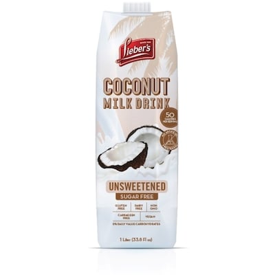 Liebers Coconut Milk (Unsweetened) 1 l, $0.70/100ml