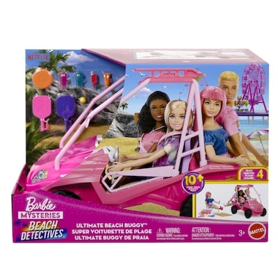 Barbie Mysteries Beach Detectives Ultimate Beach Buggy Vehicle and Accessories 1 ea, $53.00/1ea