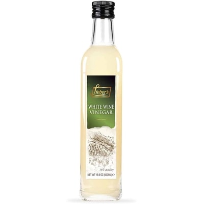 Lieber’s vinaigre de vin blanc 500 ml, 1,30 $/100ml