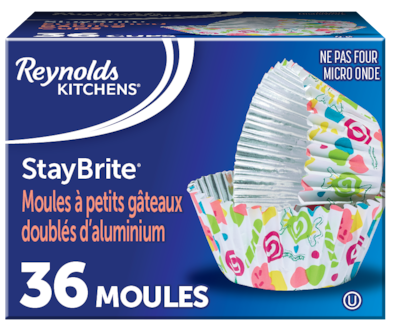Reynolds StayBrite moules à muffin 36 ea, 0,11 $/1ch