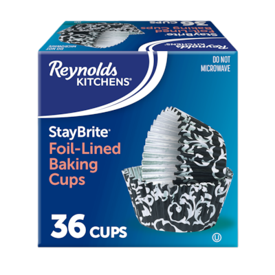 Reynolds StayBrite baking cups  36 ea, $0.11/1ea