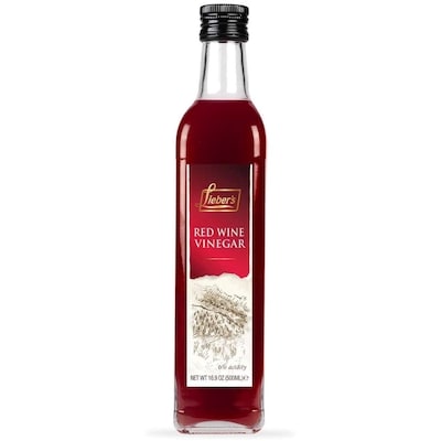 Lieber’s vinaigre de vin rouge 500 ml, 1,30 $/100ml