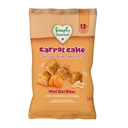 Simply Gourmet Carrot Cake Mini Oat Bites toddler snack