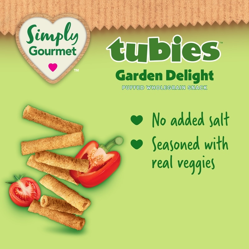 Simply Gourmet Garden Delight Tubies toddler snack