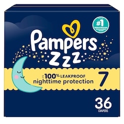 Pampers ZZZ Overnight Diapers, 36 Count, Nighttime Protection Disposable Baby Diaper 36 ea, $0.92/1ea