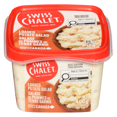Swiss Chalet Salade de pommes de terre garnie 400 g, 1,50 $/100g