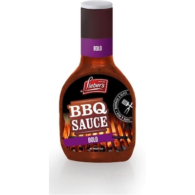 Lieber’s Recette de sauce barbecue audacieuse (KP) 510 g, 1,27 $/100g