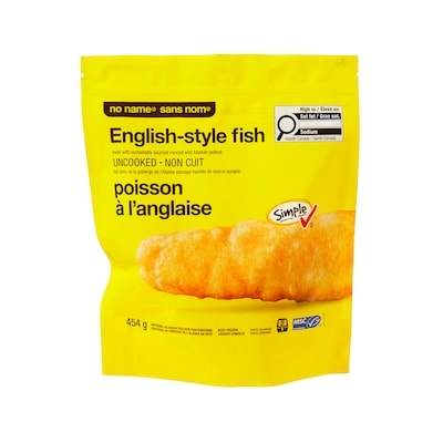 No Name English-Style Fish  454 g, $1.32/100g