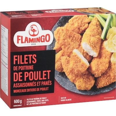 Poitrine de poulet panée