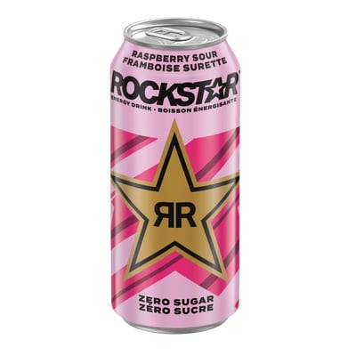 Rockstar Zero Sugar Raspberry Sour 473 ml, $0.84/100ml