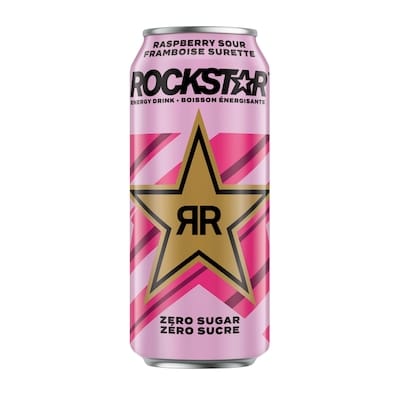 Rockstar Zéro Framboise surette 473 ml, 0,84 $/100ml