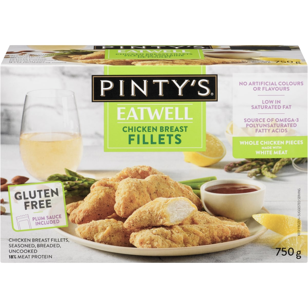 Pinty's Chicken Breast Fillets 750 g, $2.80/100g