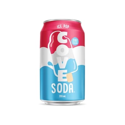 COVE Zero Sugar Soda, Ice Pop 355 ml, $0.70/100ml