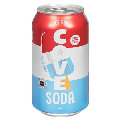 COVE Zero Sugar Soda, Ice Pop  355 ml, $0.90/100ml