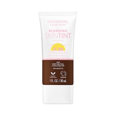 Cover Girl Clean Fresh Blurring Skin Tint, Liquid Foundation - Matte Finish - With Spf 30 Deep Neutral - 465 30 ml, $43.30/100ml
