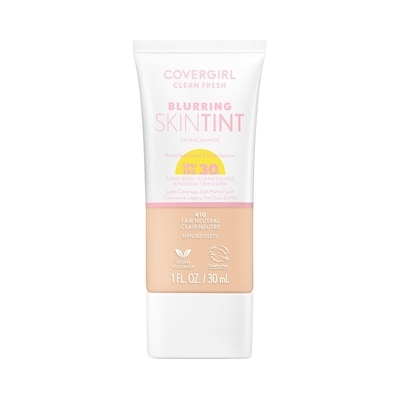 Cover Girl Clean Fresh Blurring Skin Tint, Liquid Foundation - Matte Finish - With Spf 30 Fair Neutral - 410 30 ml, $43.30/100ml