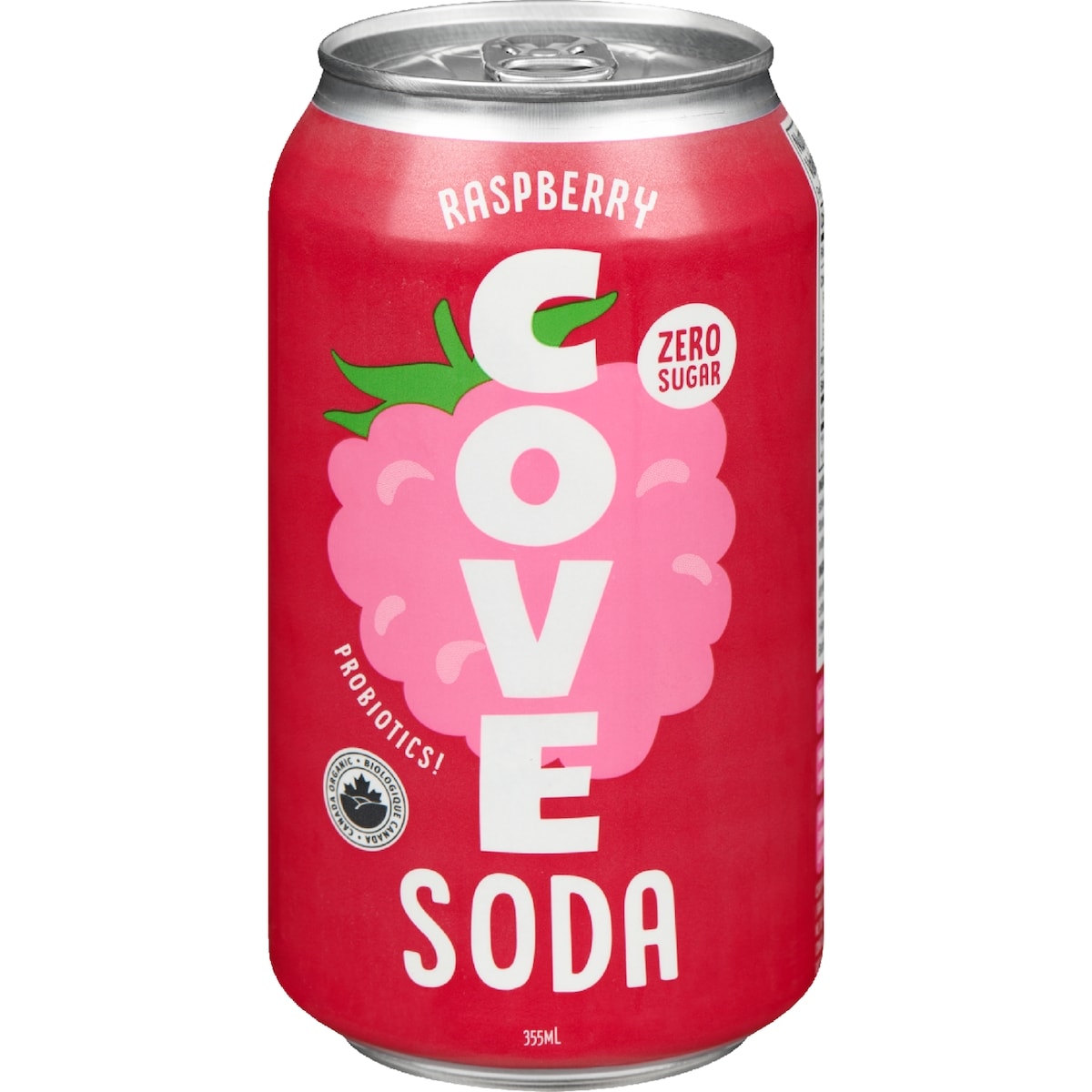 COVE Soda Raspberry 355 ml, $0.70/100ml