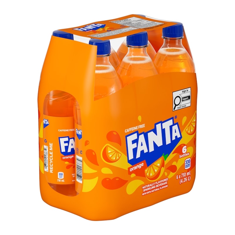 Soda Orange Bottles