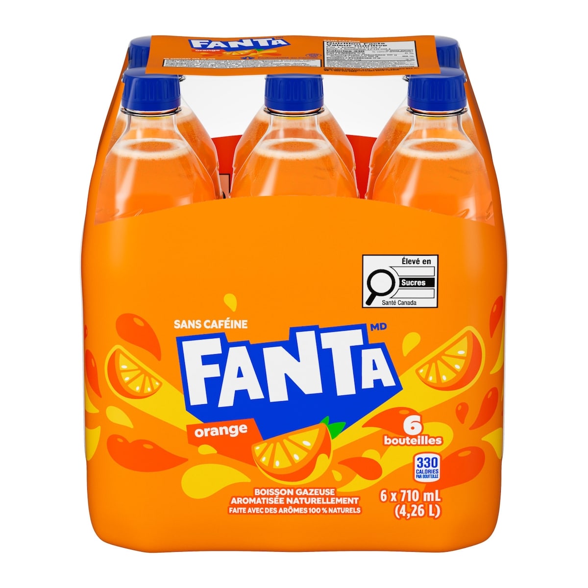 Fanta Soda Orange Bouteilles 6x710.0 ml, 0,18 $/100ml