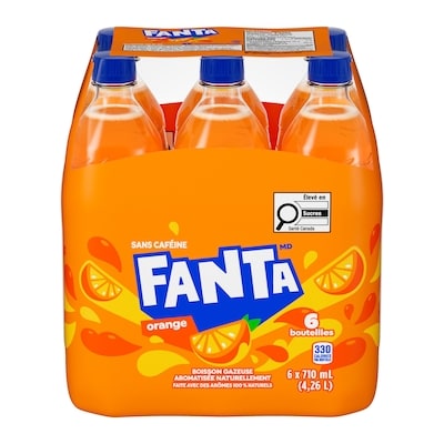 Fanta Soda Orange Bouteilles 6x710.0 ml, 0,18 $/100ml