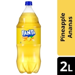 Fanta Soda boisson gazeuse ananas en bouteille 2 l, 0,21 $/100ml