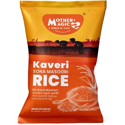 Mother’s Magic Riz Kaveri Sona Masoori  9.08 kg, 0,26 $/100g