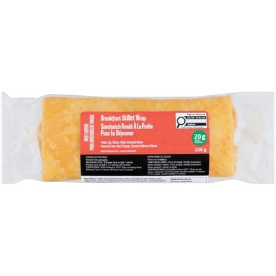Breakfast Skillet Wrap Breakfast Skillet Wrap Meat Lovers 238 g, $2.10/100g