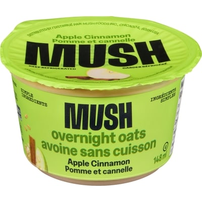MUSH Overnight Oats Apple Cinnamon 141 g, $2.12/100g