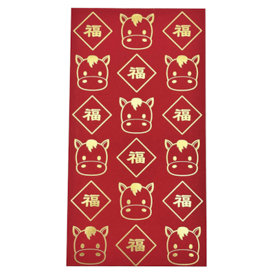  Pochette rouge LNY 8ct 1 ea, 2,48 $/1ch