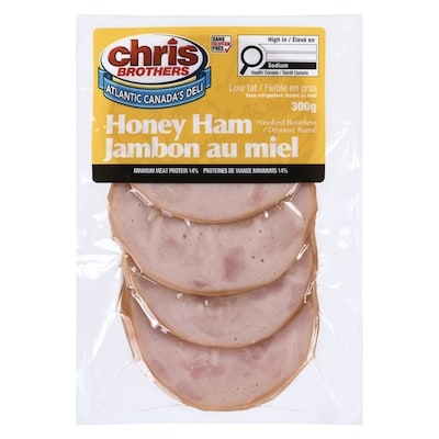 Chris Brothers Smoked Boneless Honey Ham Low Fat 300 g, $2.33/100g