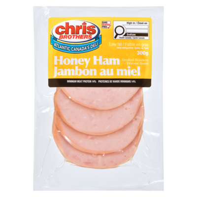 Chris Brothers Smoked Boneless Honey Ham Low Fat 300 g, $2.43/100g