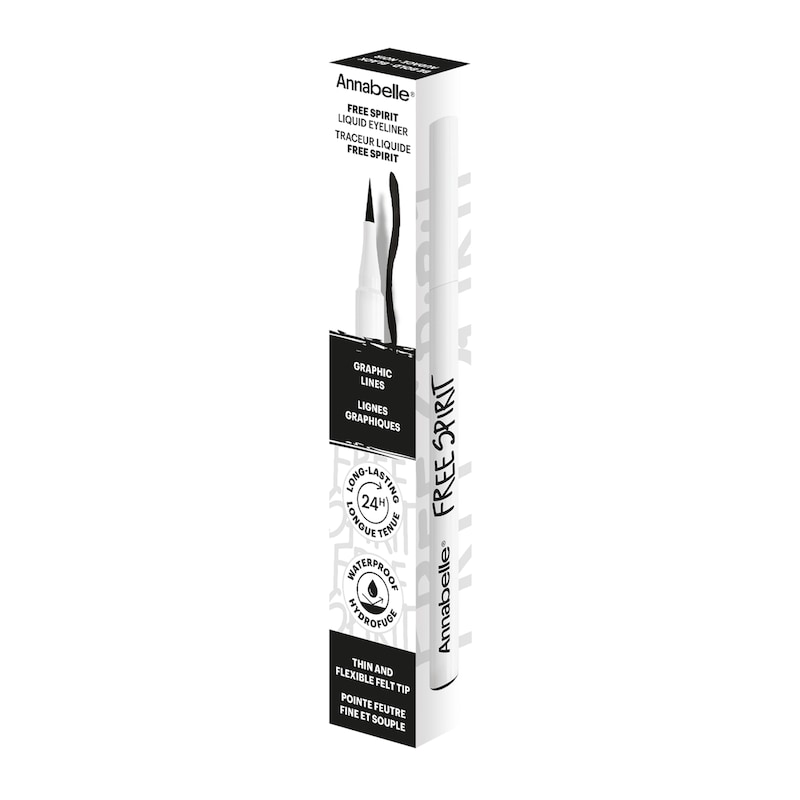 Brush Tip Eyeliner Black