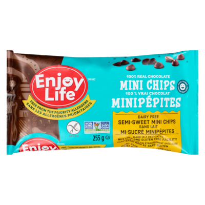 Enjoy Life Semi-Sweet Mini Chocolate Chips 255 g, $2.74/100g