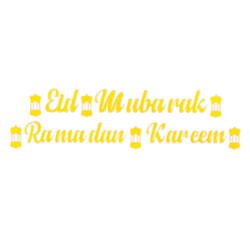 TOMO 2ct Eid & Ramadan Banners 1 ea, $7.50/1ea
