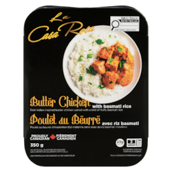 La Casa Rosa Butter Chicken With Basmati Rice 350 g, $2.00/100g