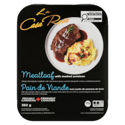 La Casa Rosa Meatloaf With Mashed Potatoes 350 g, $2.00/100g