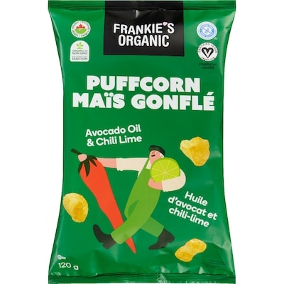 Frankie's Puffcorn Avocado Oil & Chili Lime 120 g, $3.33/100g