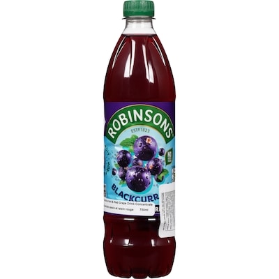 Robinsons Blackcurrant & Red Grape Drink Concentrate 750 ml, $0.80/100ml