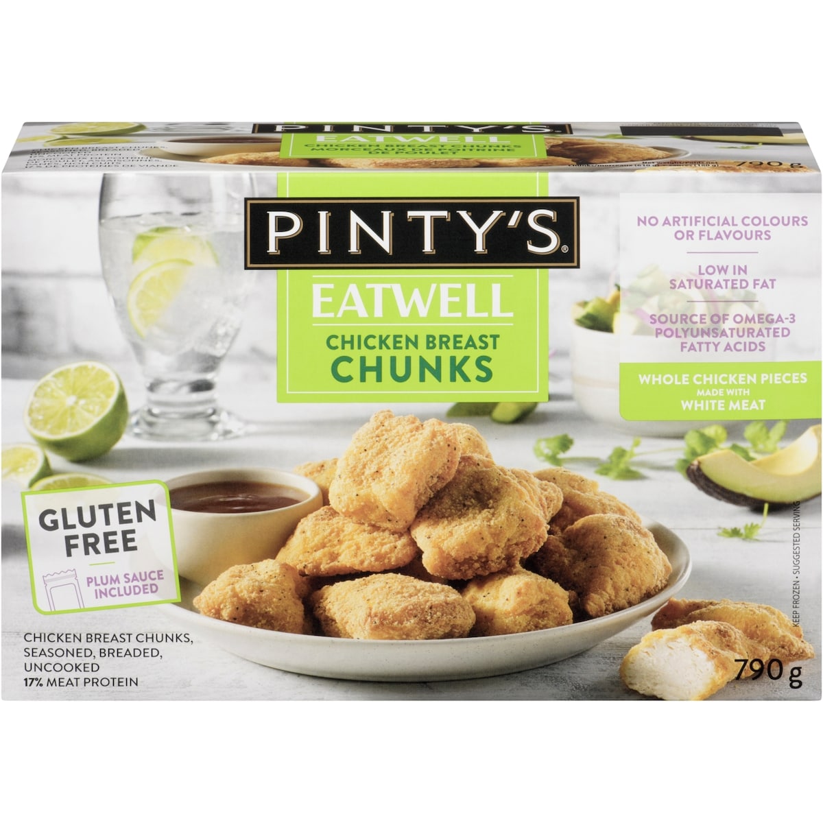 Pinty's Chicken Breast Chunks 790 g, $2.66/100g