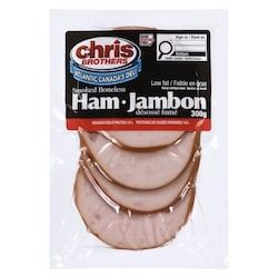 Chris Brothers Smoked Boneless Ham Low Fat 300 g, $2.43/100g