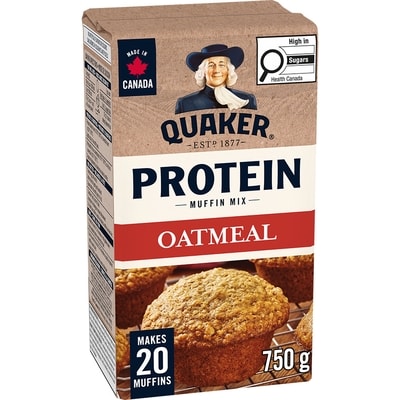 Quaker Protéines mélange à muffins Avoine 750 g, 0,93 $/100g