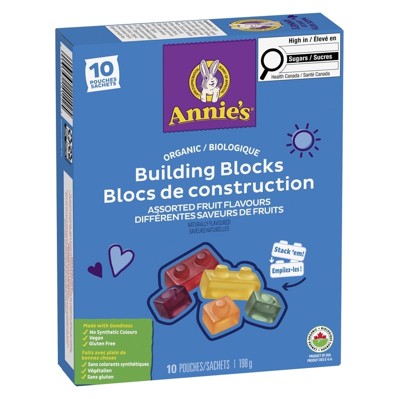 Organic Building Blocks Assorted Fruit Flavours