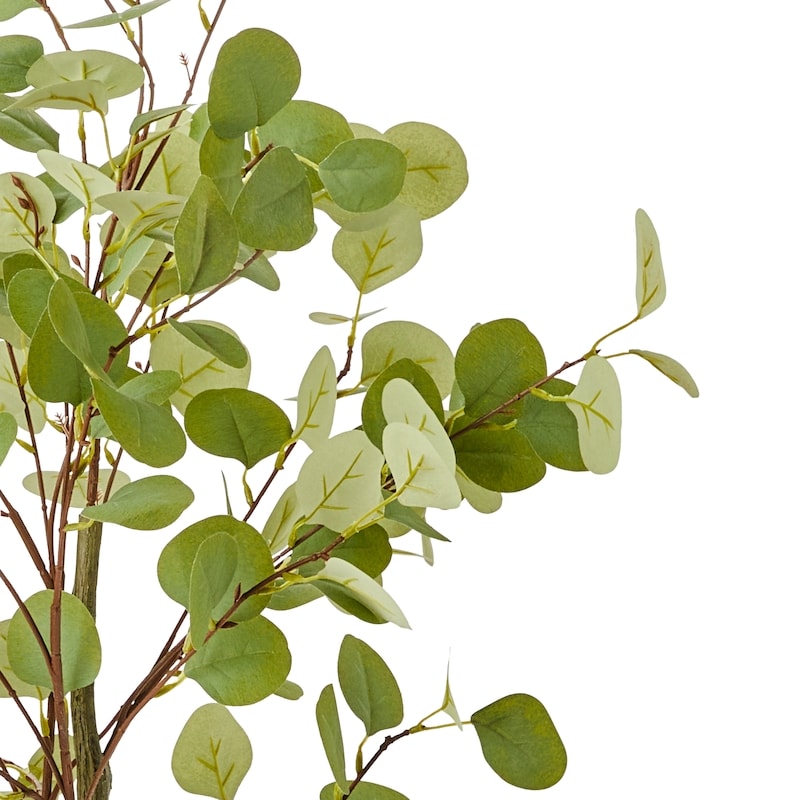 Potted Faux Eucalyptus Tree