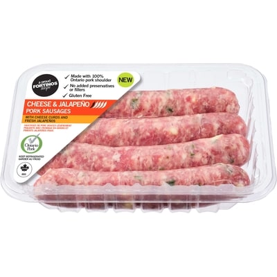 null Pork Sausage, Cheese & Jalapeno $15.41/1kg $6.99/1lb