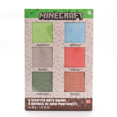 MINECRAFT Scented Bath Bombs, 6 Pieces 240 g, $4.17/100g