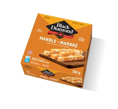 Black Diamond Bâtonnets de fromage marbré. 504 g, 2,78 $/100g