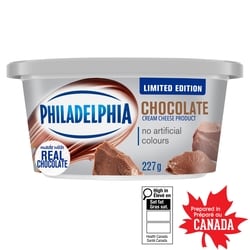 Philadelphia Chocolate Cream Cheese Product 227 g, $1.97/100g